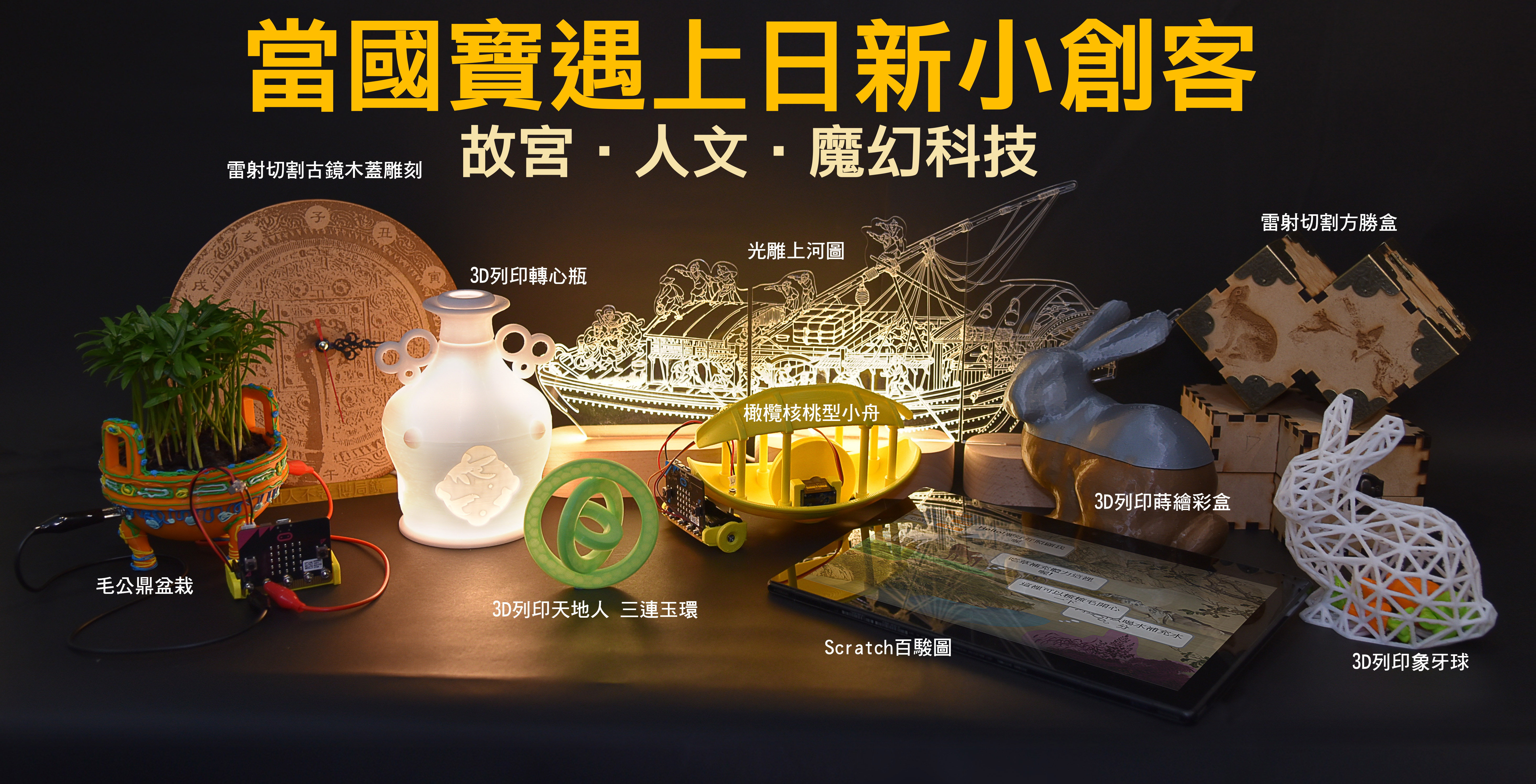 國寶遇上日新小創客～故宮‧ 人文‧ 魔幻科技