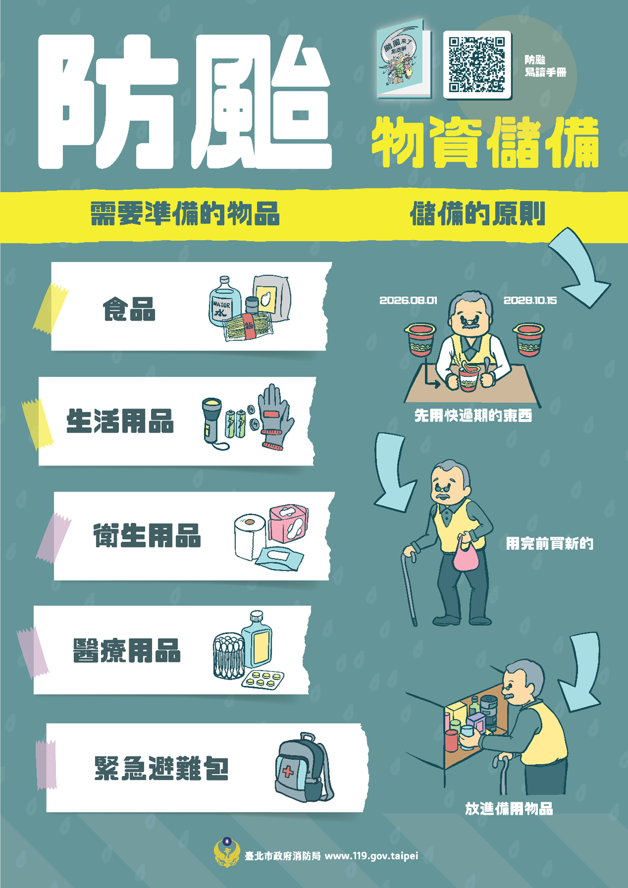 防颱宣導海報